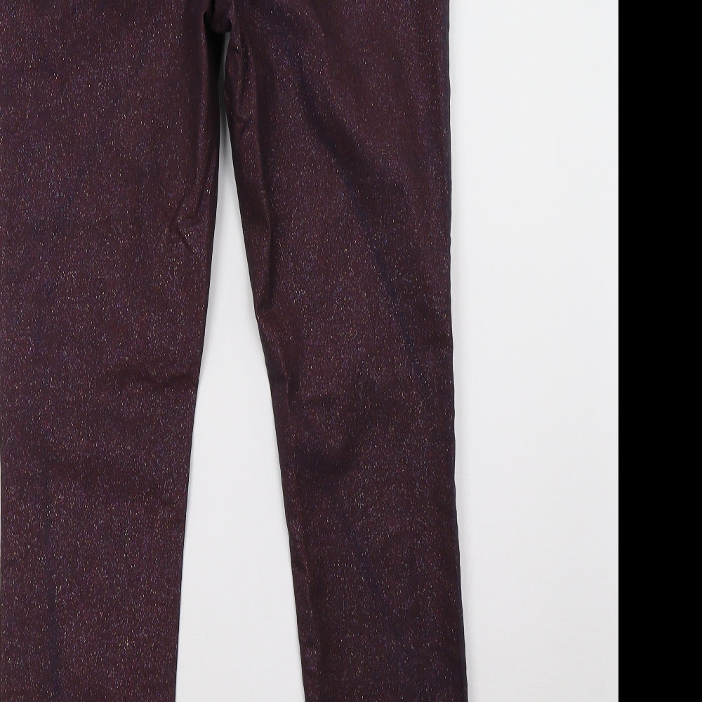 George Womens Purple   Skinny Jeans Size 12 L30 in
