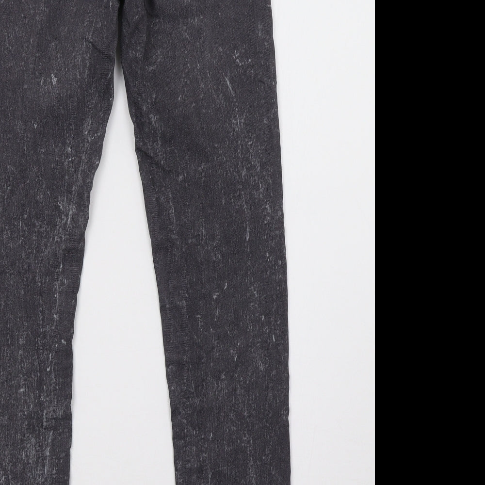 H&M Womens Grey  Denim Skinny Jeans Size 6 L29 in