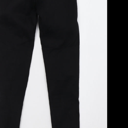 Bershka Womens Black  Denim Skinny Jeans Size 6 L28 in