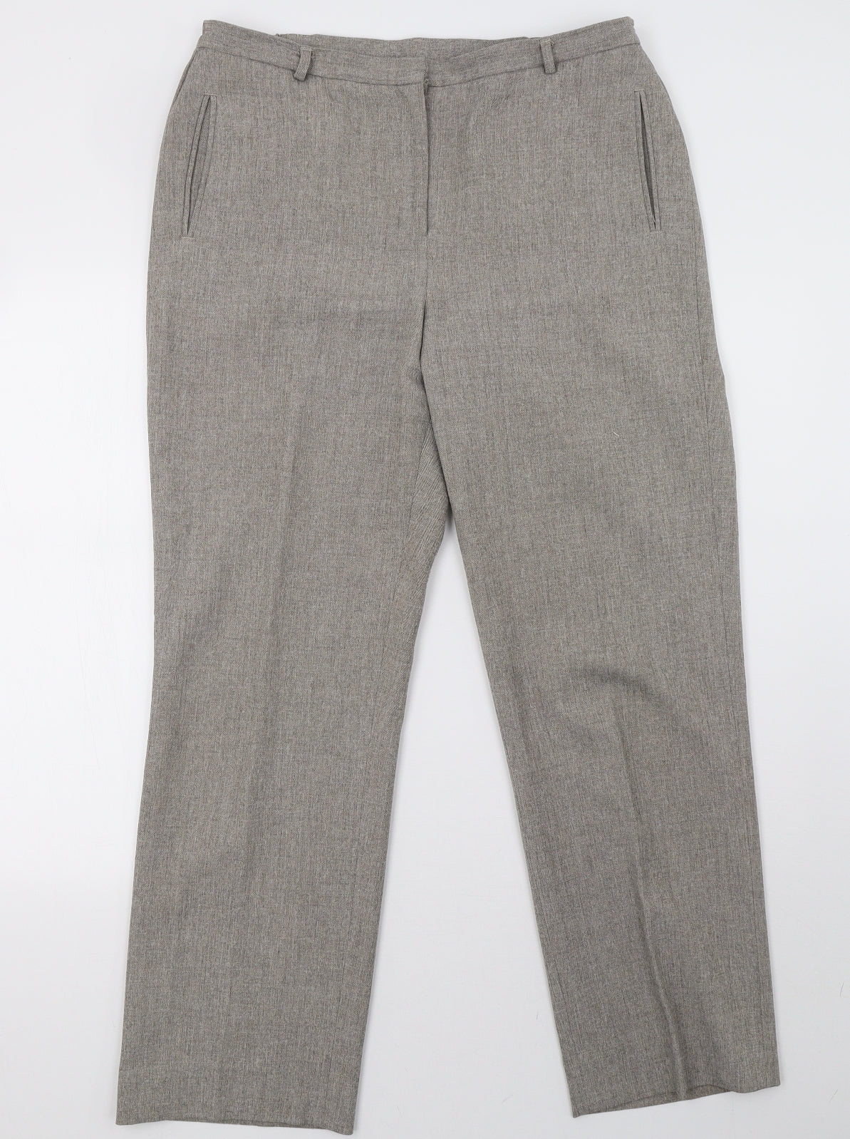 Debenhams Womens Beige   Trousers  Size 14 L31 in