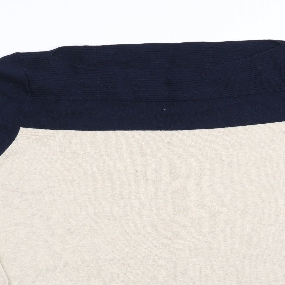 NEXT Womens Blue Striped  Pullover Jumper Size 12