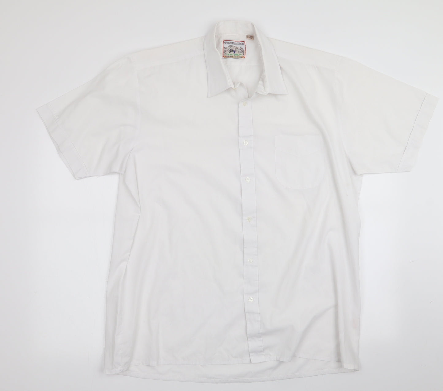 Timber Jack Mens White    Button-Up Size XL