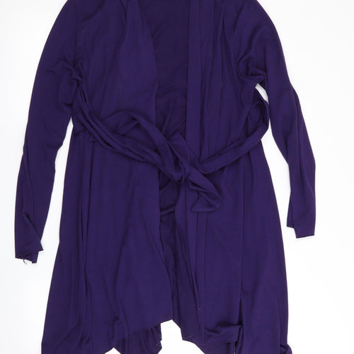James Lakeland Womens Purple   Cardigan Jumper   - Waterfall Cardigan