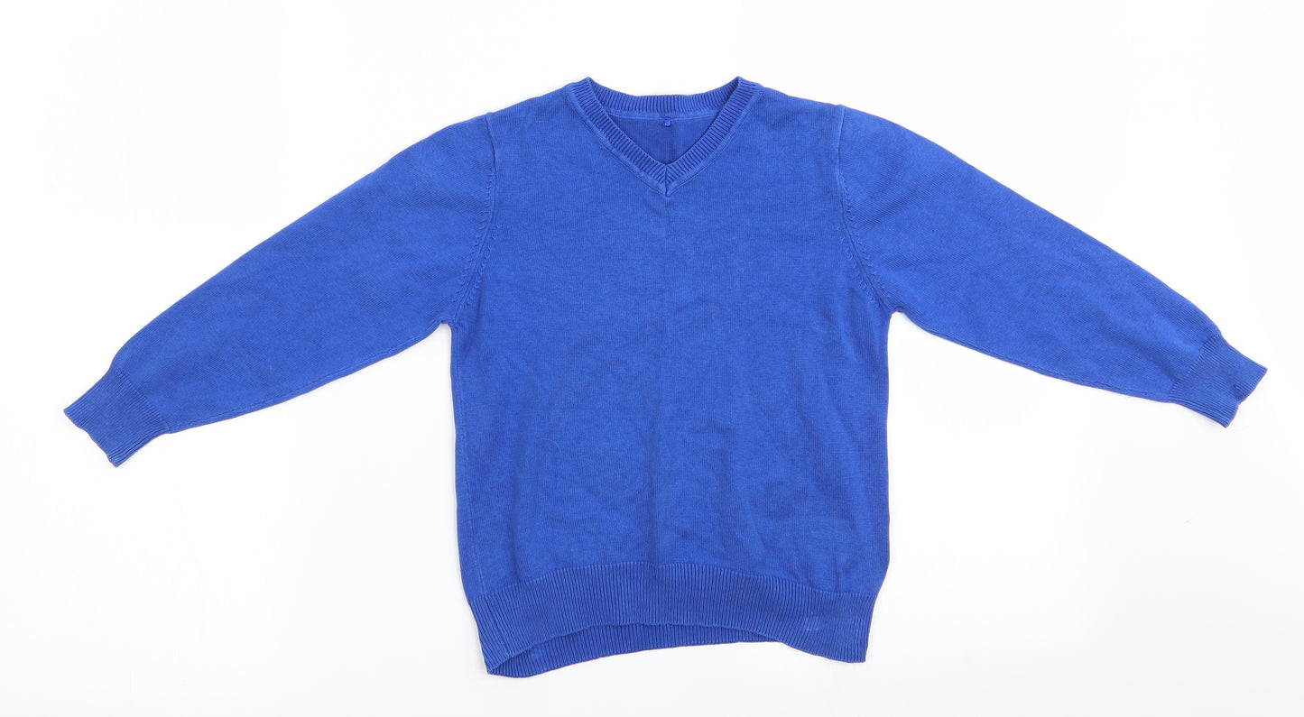 George Girls Blue   Pullover Jumper Size 4-5 Years