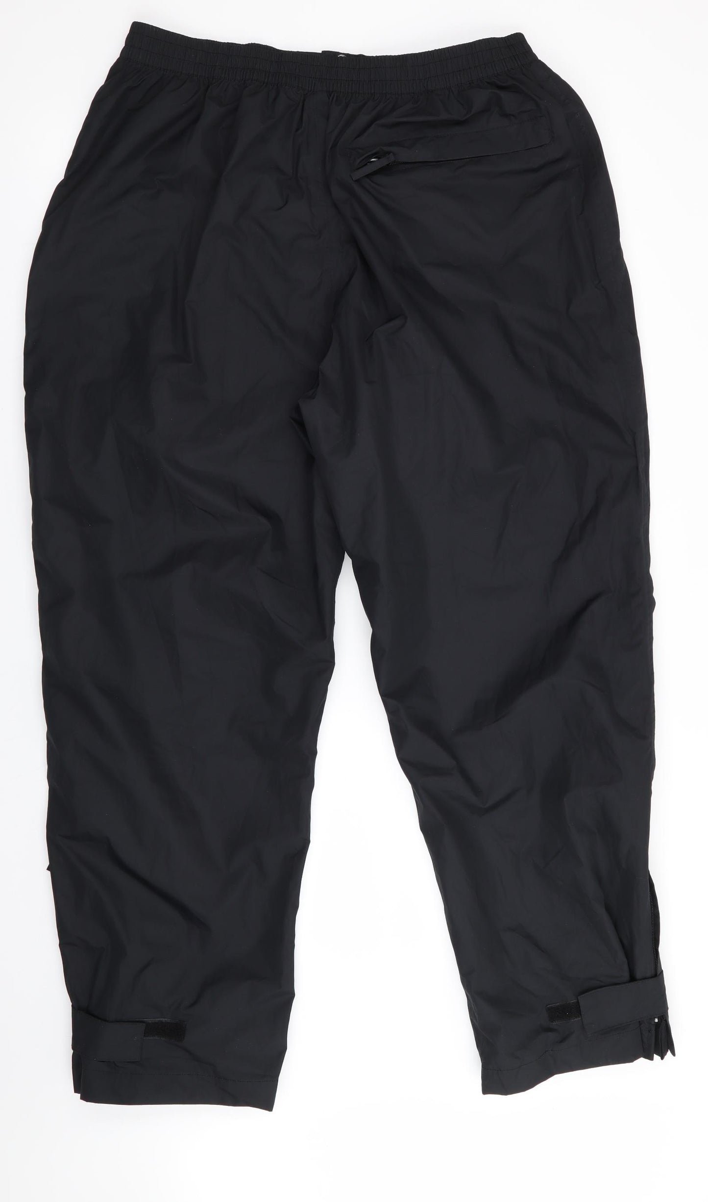 Backswing Mens Black   Rain Trousers Trousers Size XL L28 in