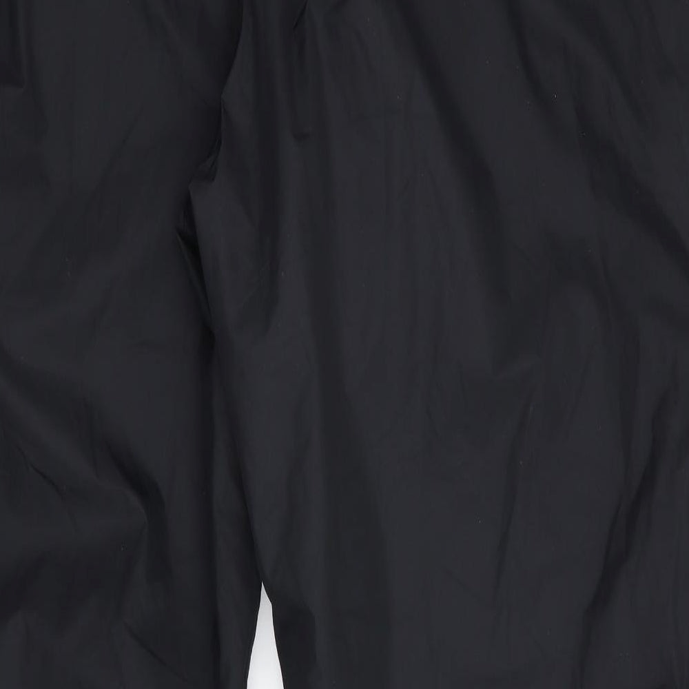 Backswing Mens Black   Rain Trousers Trousers Size XL L28 in