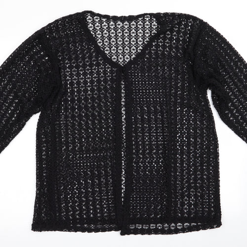 Preworn Womens Black   Cardigan Jumper
