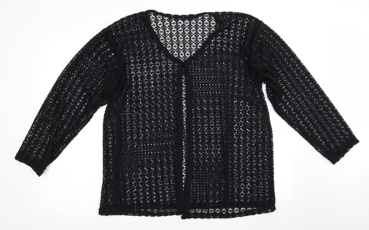 Preworn Womens Black   Cardigan Jumper