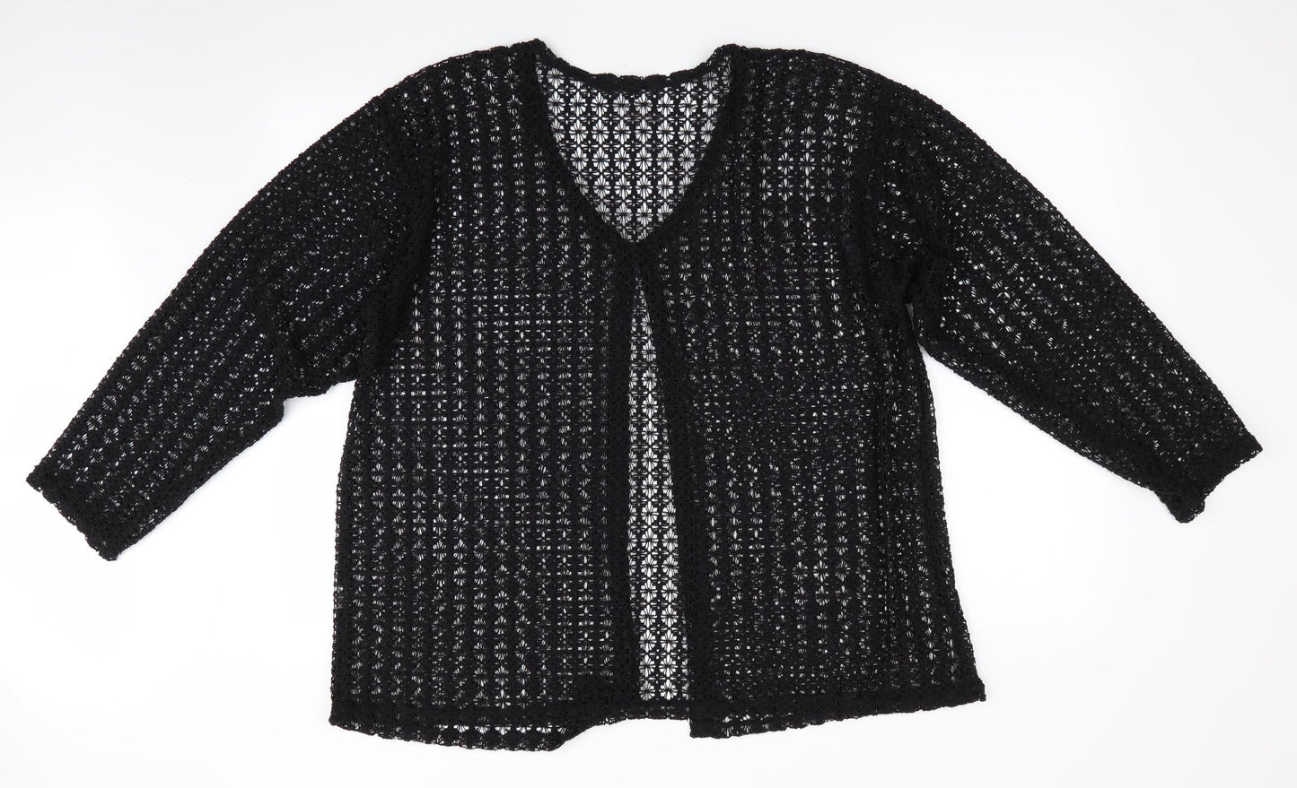 Preworn Womens Black   Cardigan Jumper
