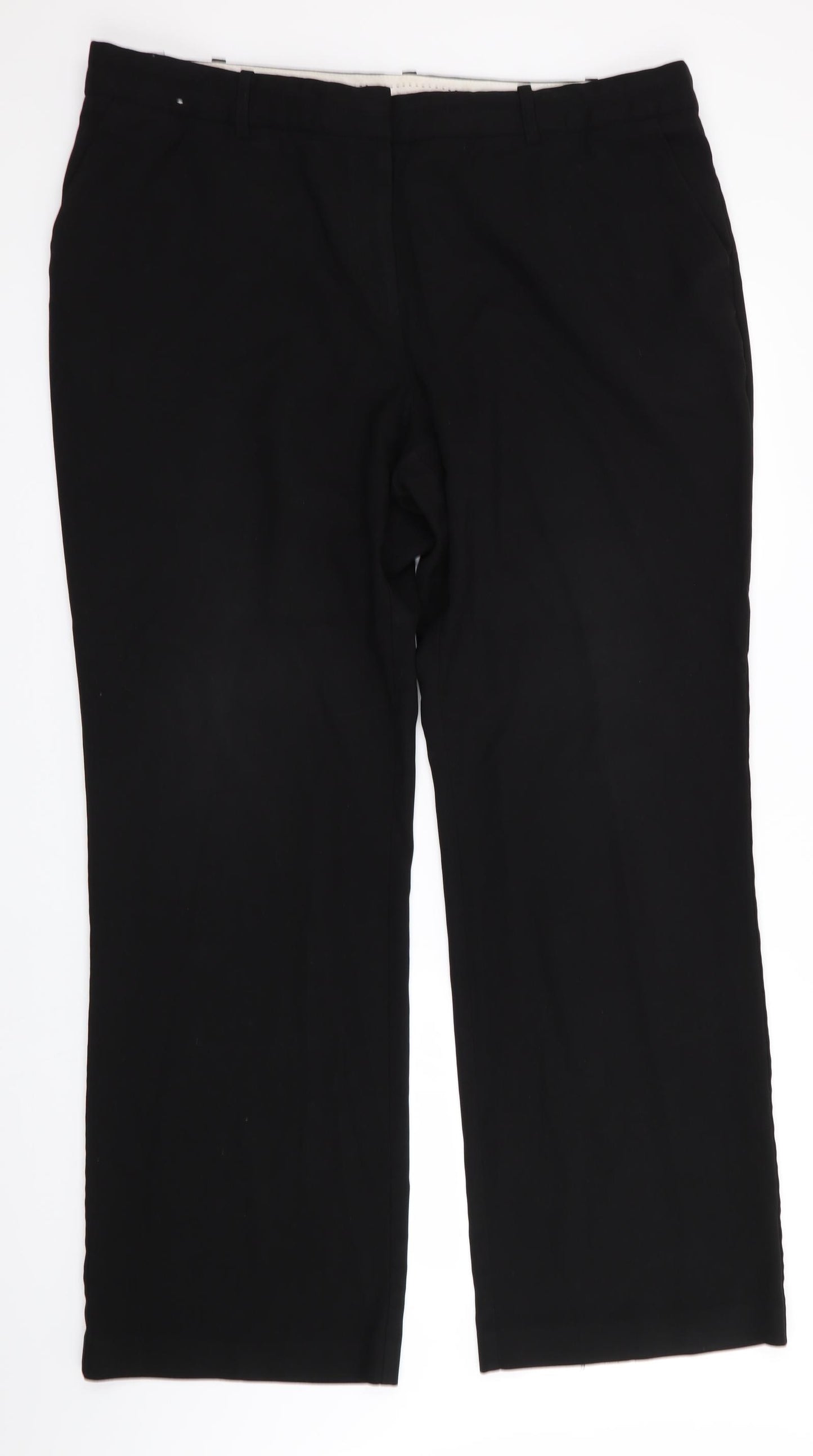 NEXT Womens Black   Trousers  Size 18 L32 in