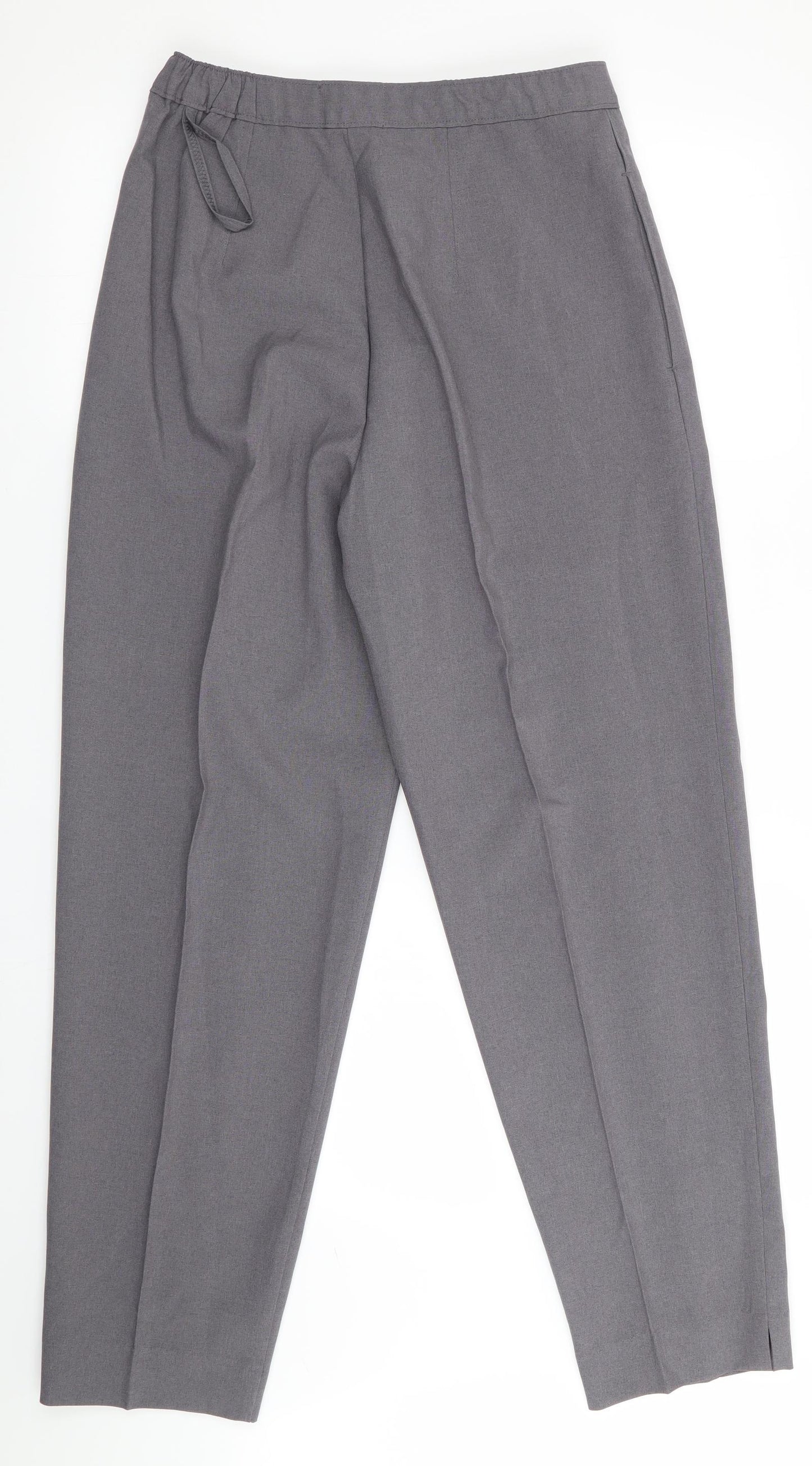 Taylor Bowls Womens Grey   Trousers  Size 12 L29 in - BOWLING TROUSERS