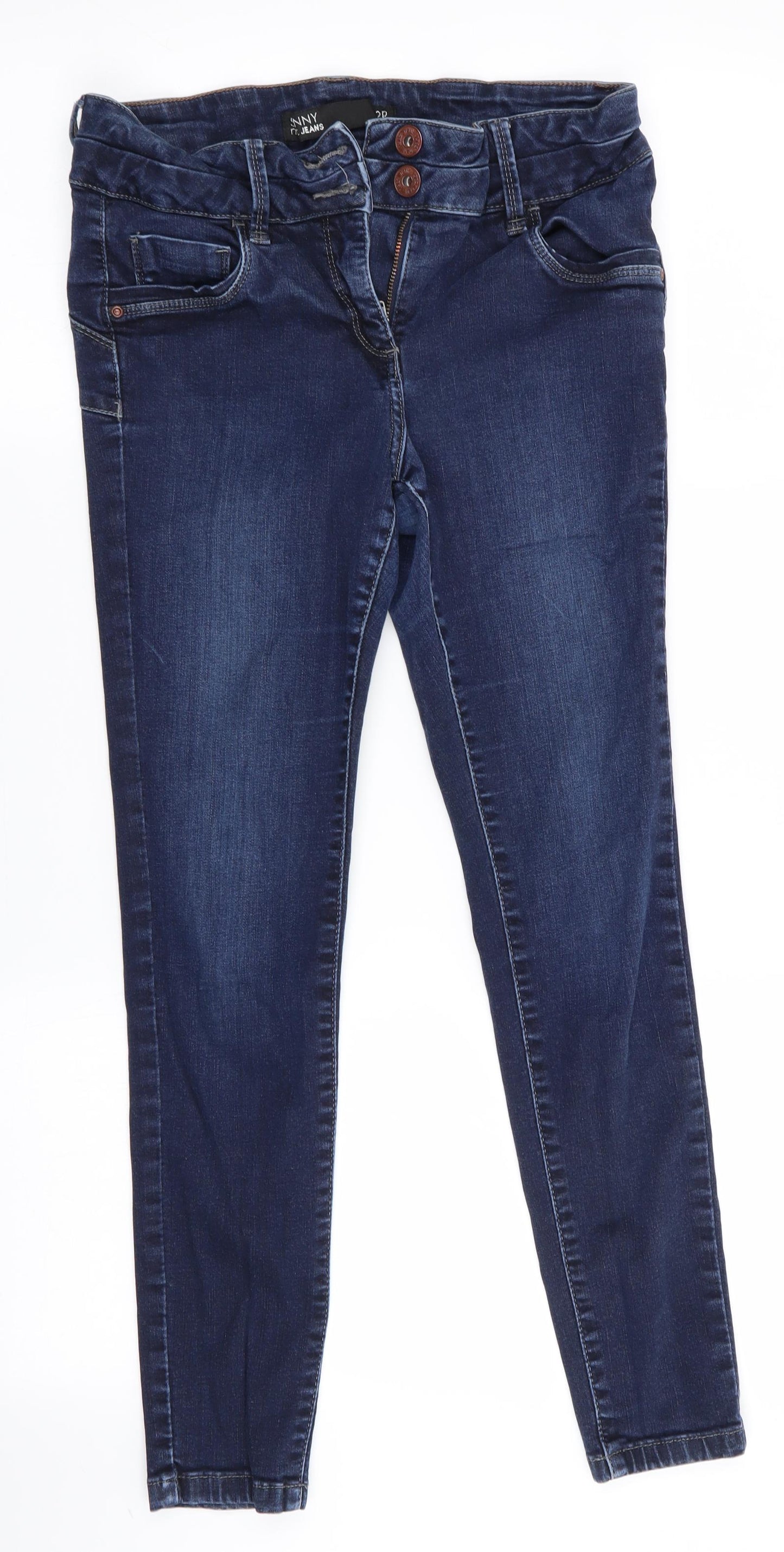 NEXT Womens Blue   Skinny Jeans Size 12 L26 in