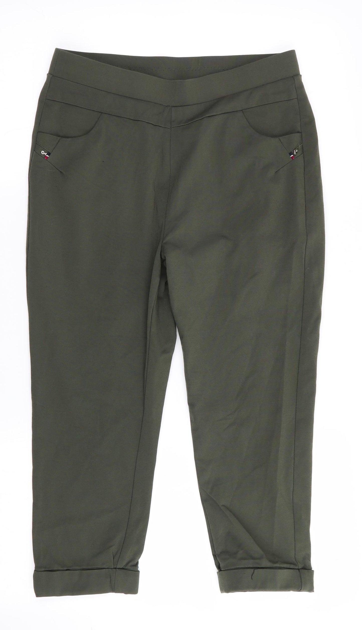 Preworn Womens Green   Cropped Trousers  L20 in