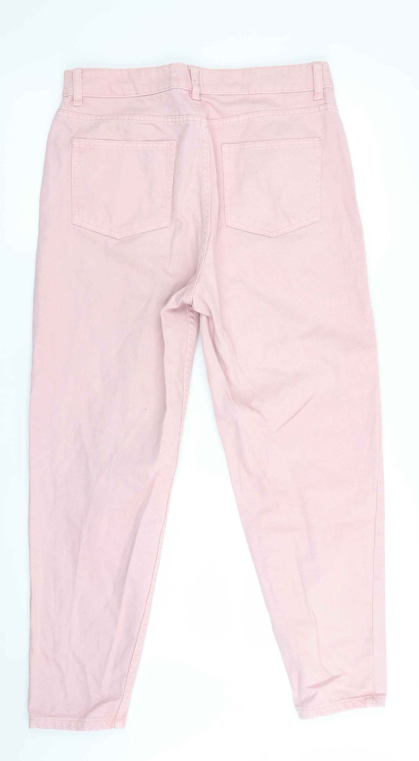 Denim Co Womens Pink   Straight Jeans Size 12 L27 in