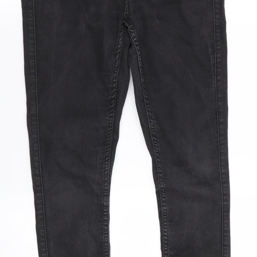 Topshop Leigh Mens Black   Skinny Jeans Size 28 in L26 in
