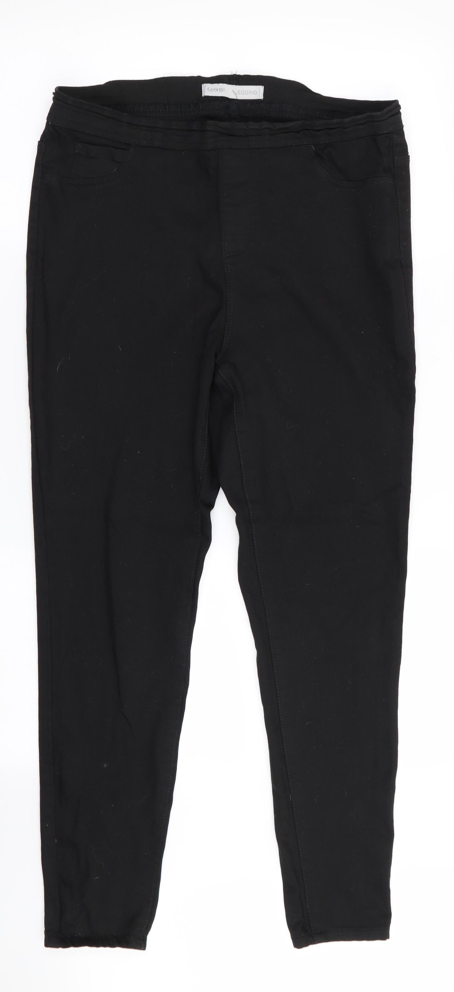 George Womens Black   Jegging Jeans Size 16 L28 in