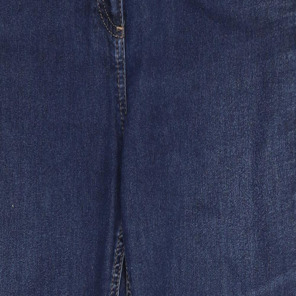 Wallis Womens Blue   Straight Jeans Size 12 L26 in