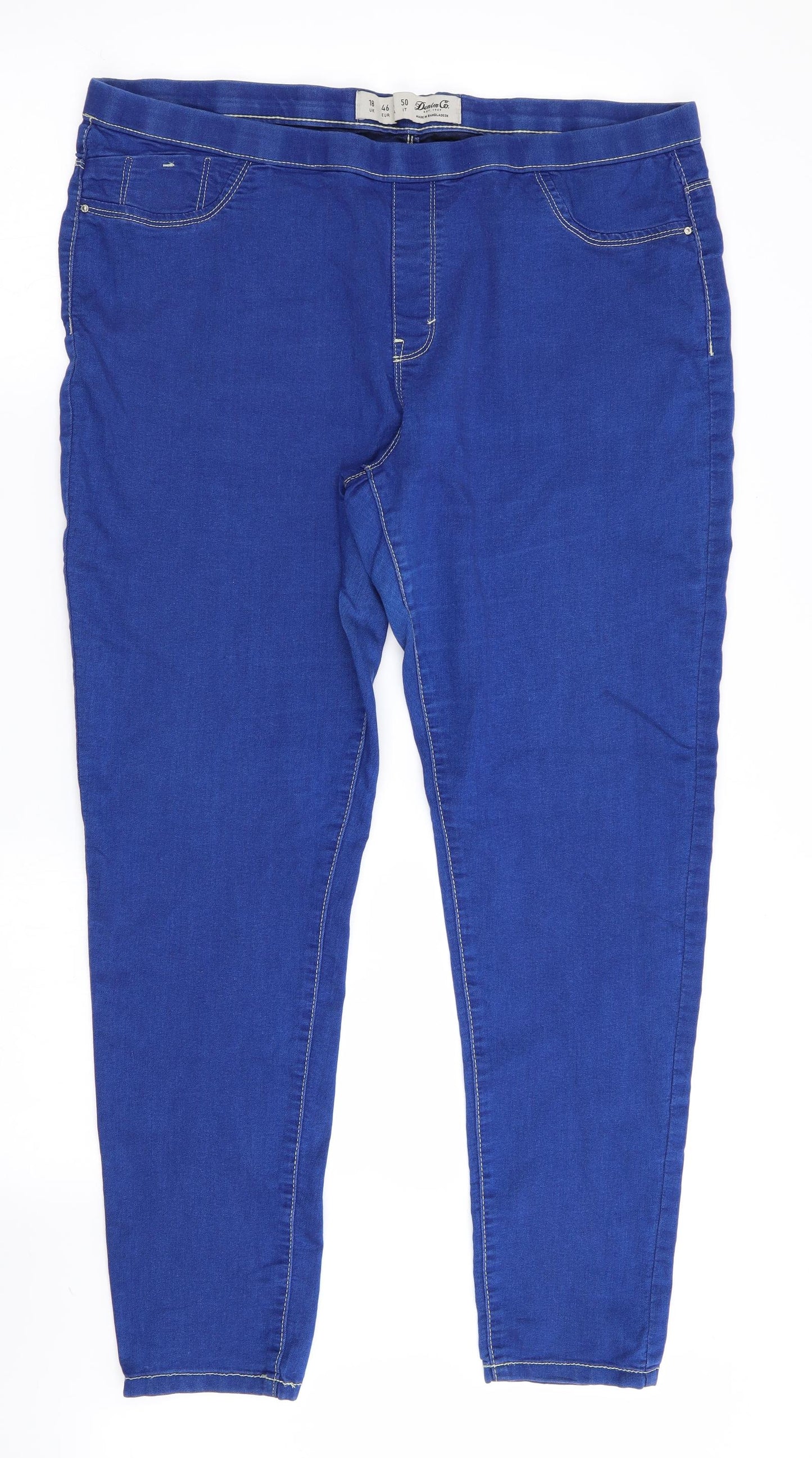 Denim Co Womens Blue   Jegging Jeans Size 18 L28 in