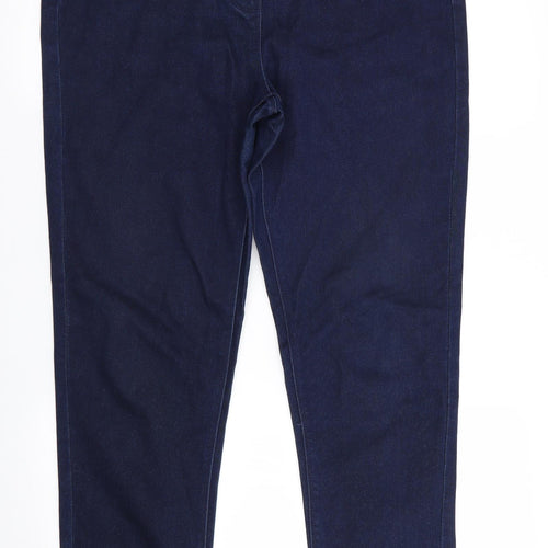 M&Co Womens Blue   Jegging Jeans Size 14 L29 in