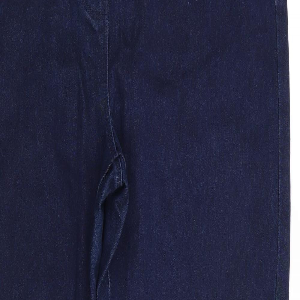 M&Co Womens Blue   Jegging Jeans Size 14 L29 in