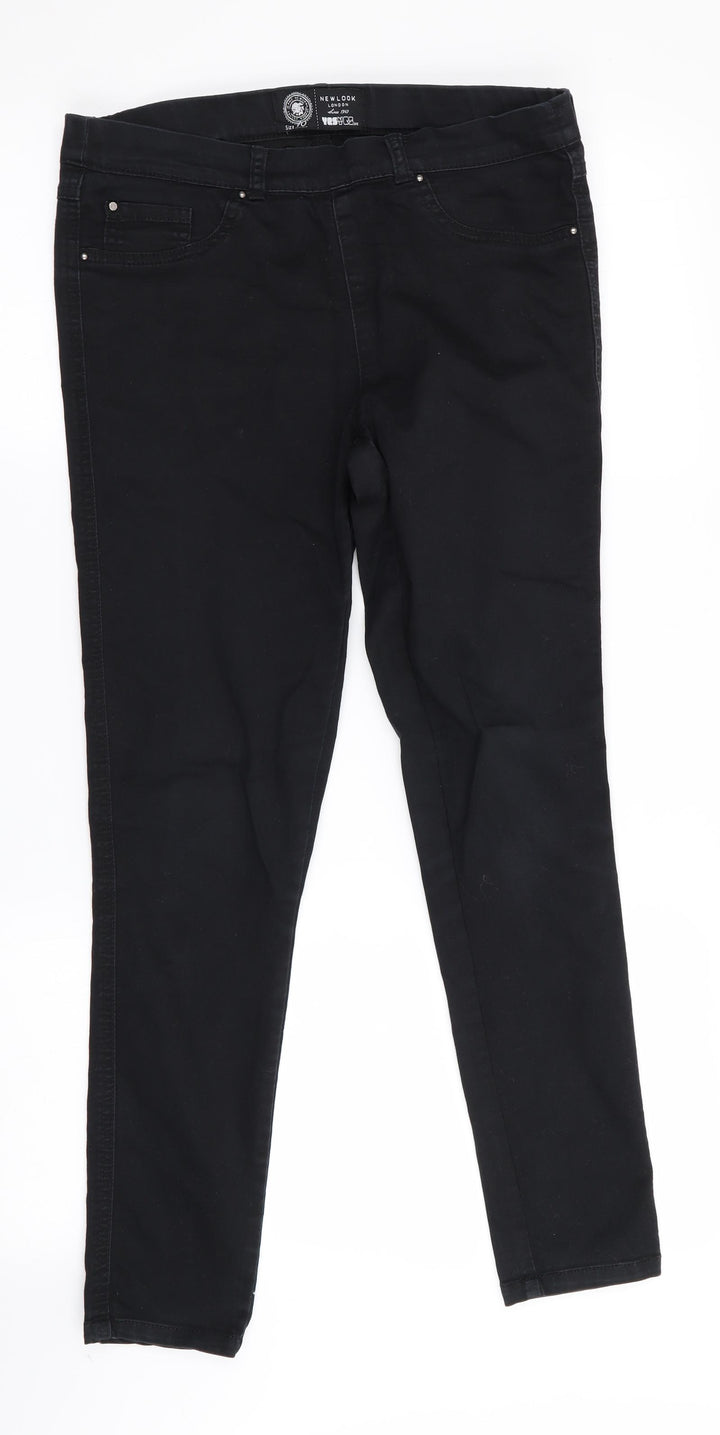 New Look Womens Black Jegging Jeans Size 10 L27 in
