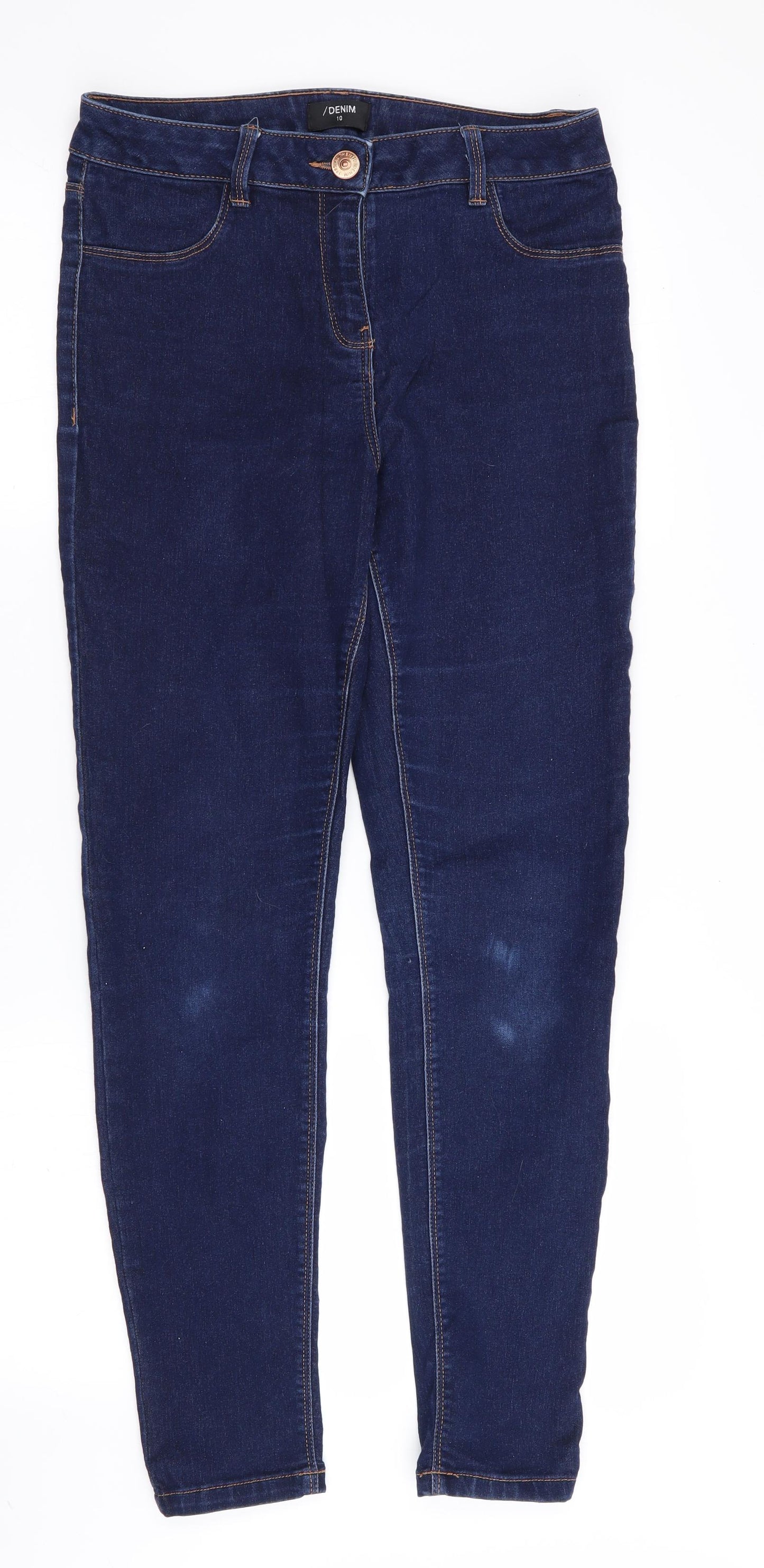Denim Womens Blue   Skinny Jeans Size 10 L28 in