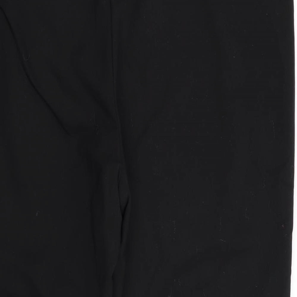 Papaya Womens Black   Capri Trousers Size 16 L26 in