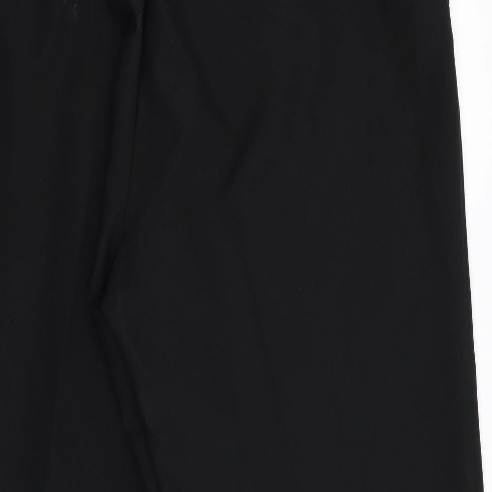 Classics Womens Black   Trousers  Size 16 L26 in - elasticated back