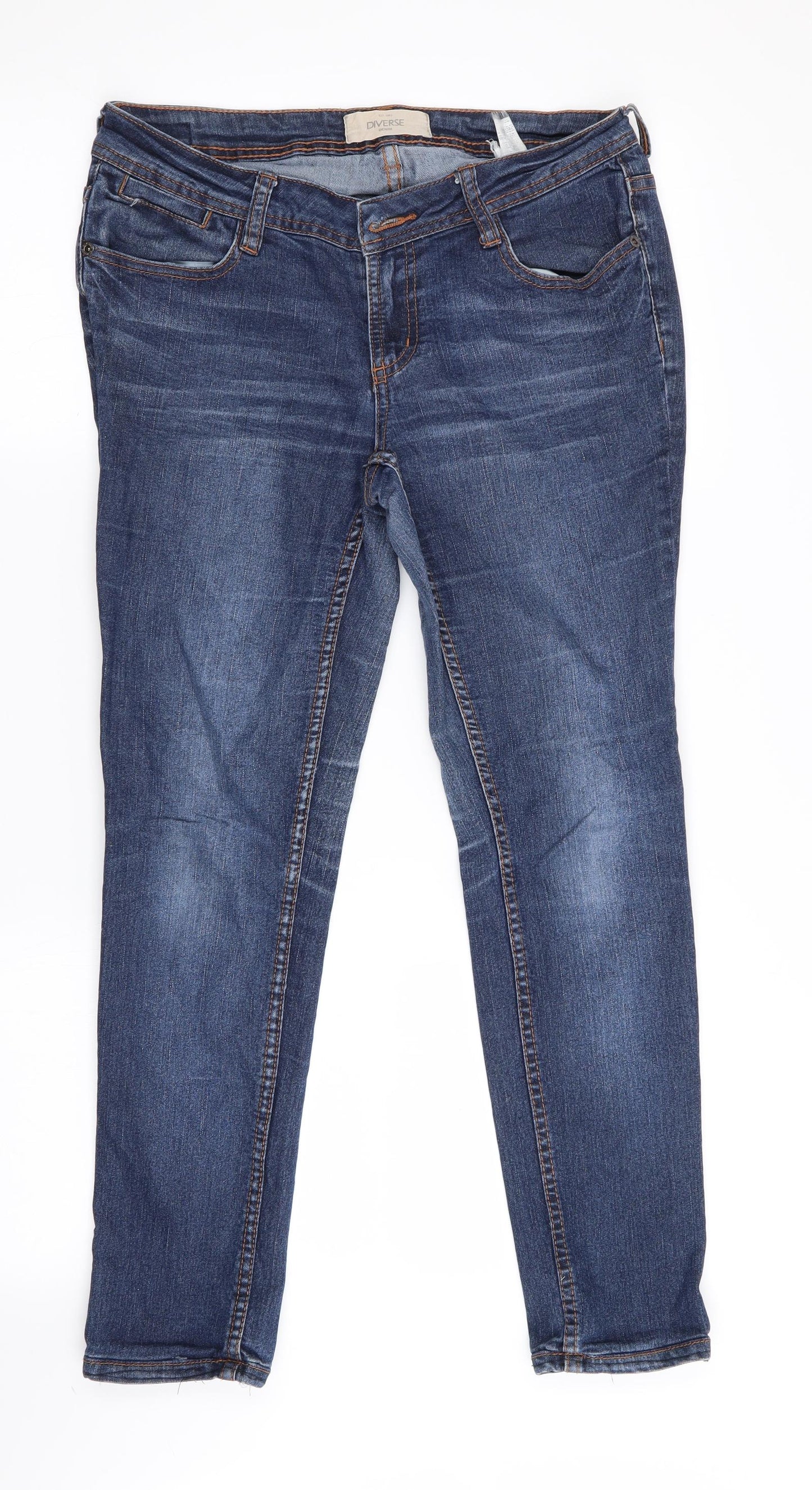 Diverse Womens Blue   Straight Jeans Size 10 L27 in