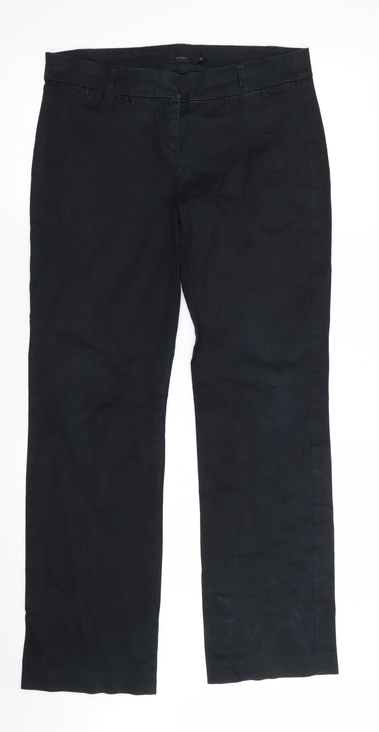 Tatwm Womens Blue   Straight Jeans Size 8 L30 in