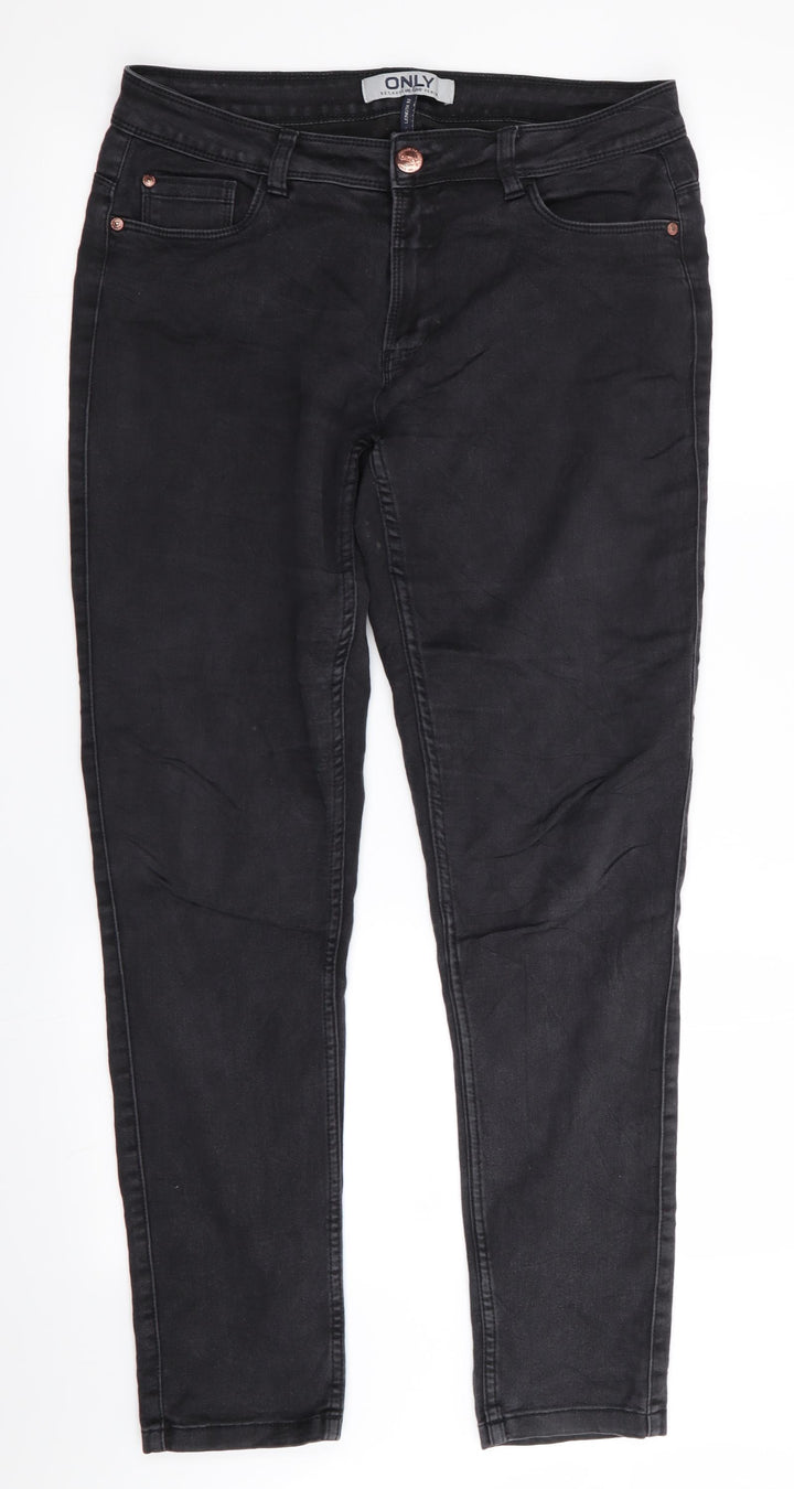 Only Mens Black Skinny Jeans Size L L30 in