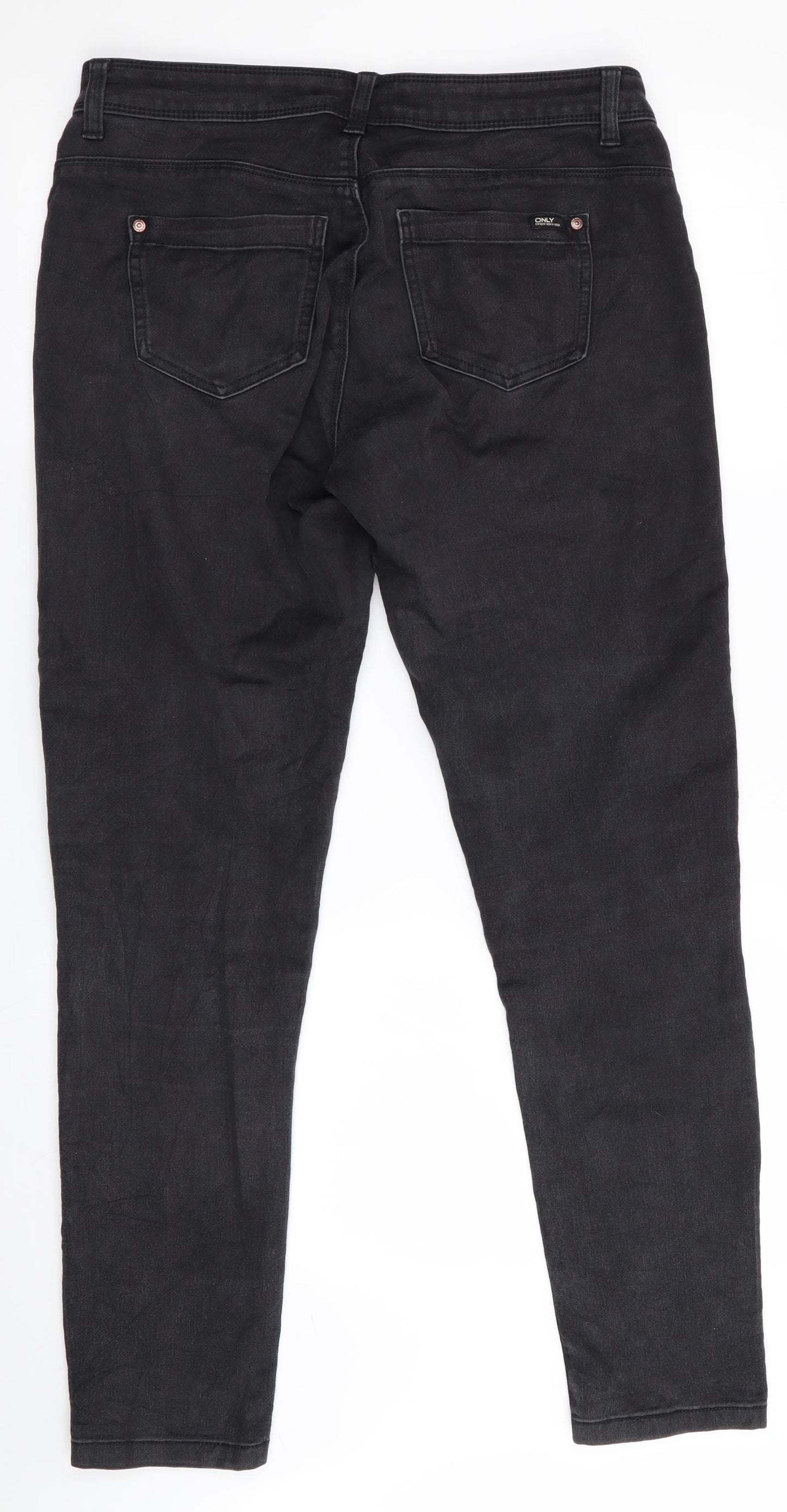 Only Mens Black   Skinny Jeans Size L L30 in