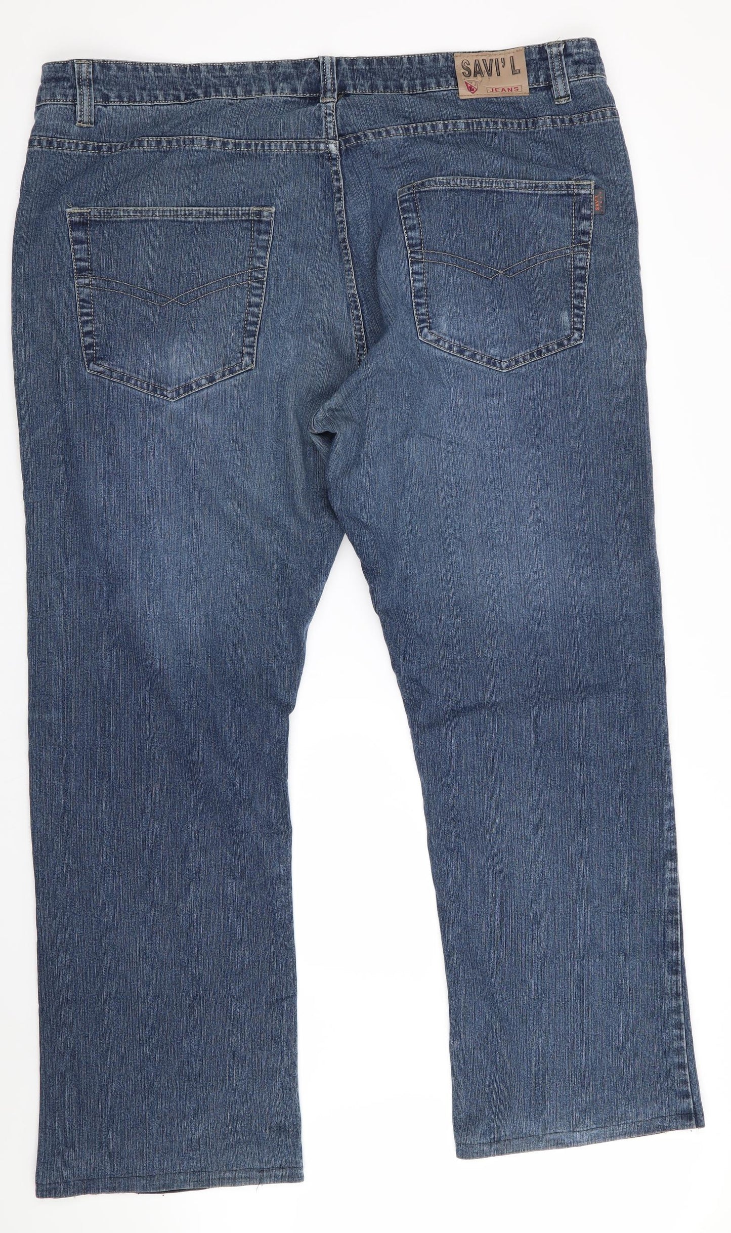 Savi'l Jeans Mens Blue   Straight Jeans Size 42 in L30 in