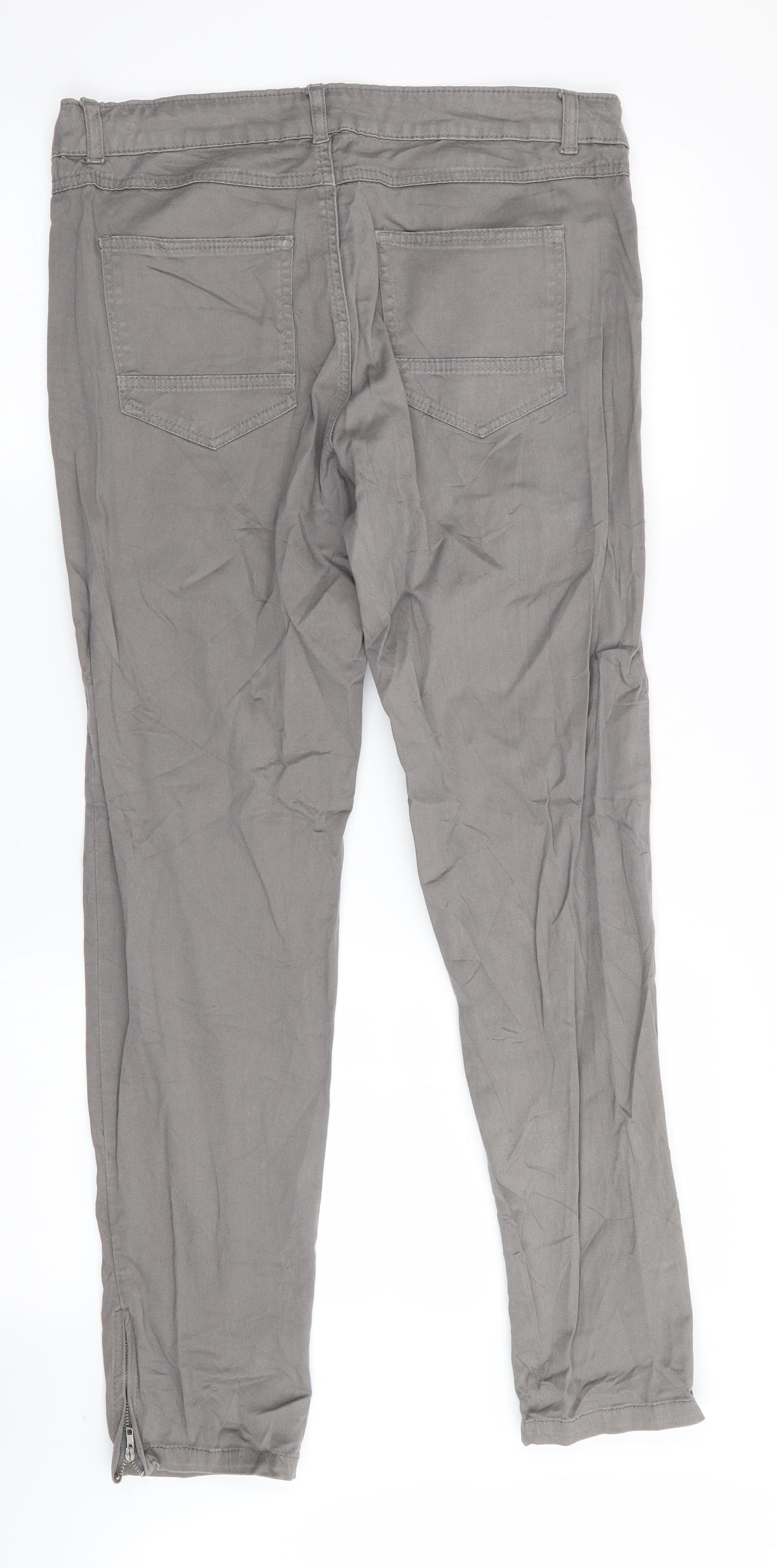 Kaffe Womens Grey   Straight Jeans Size 12 L29 in