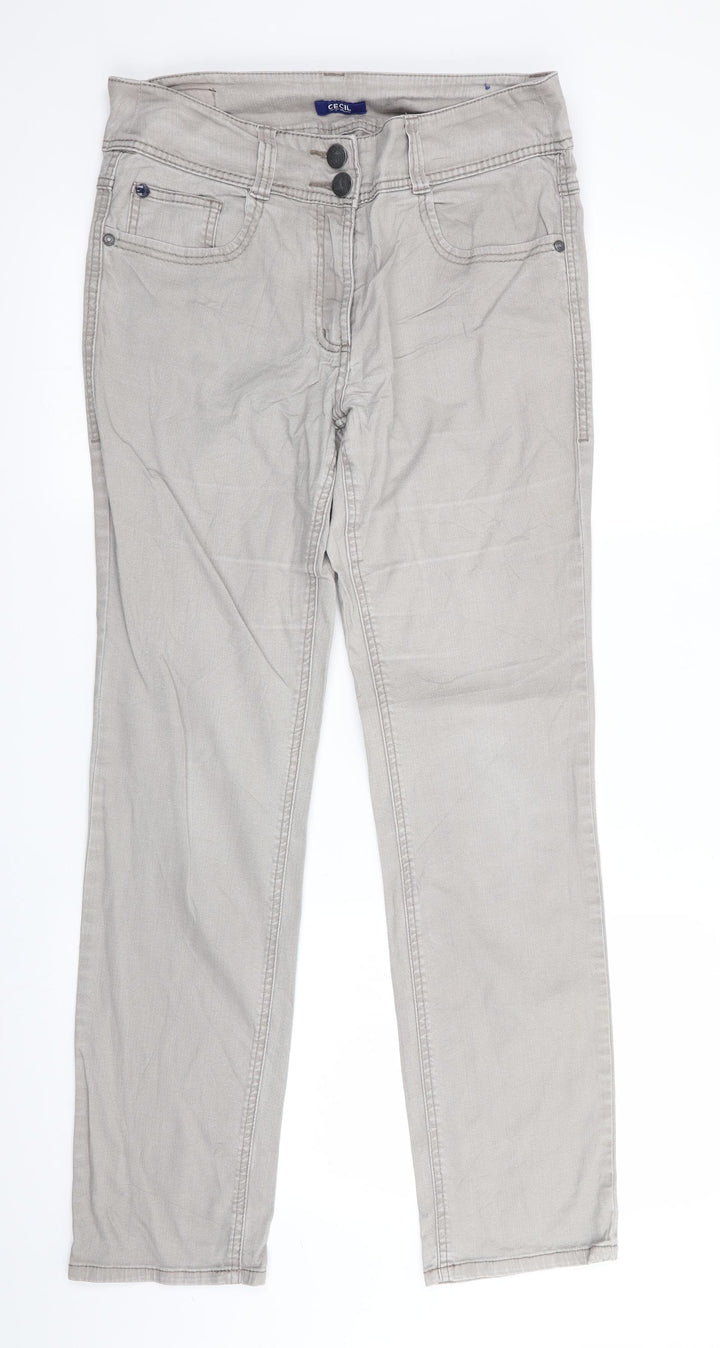 Cecil Mens Grey Straight Jeans Size 31 in L30 in