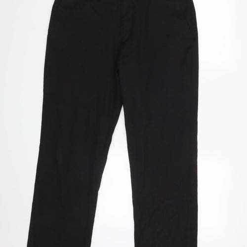 George Mens Black   Dress Pants Trousers Size 34 L31 in