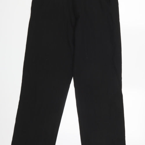 Creon Previs Womens Black Striped  Dress Pants Trousers Size 32 L31 in
