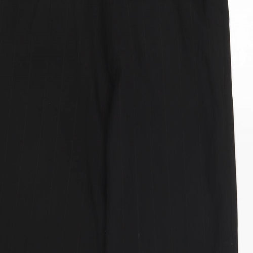 Creon Previs Womens Black Striped  Dress Pants Trousers Size 32 L31 in