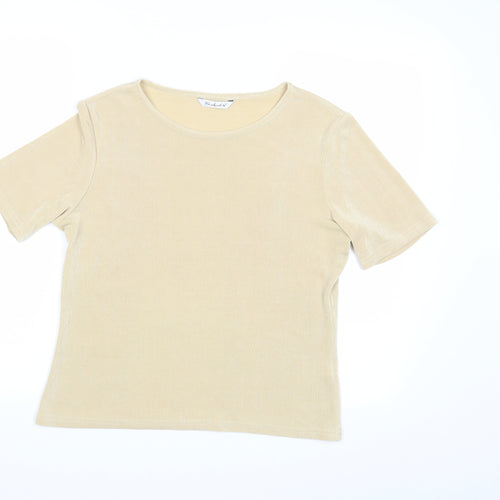 Berkertex Womens Beige   Basic Blouse Size 14