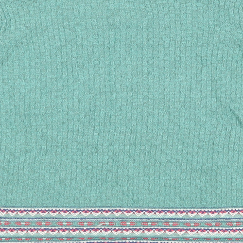 Country Rose Womens Green   Pullover Jumper Size M