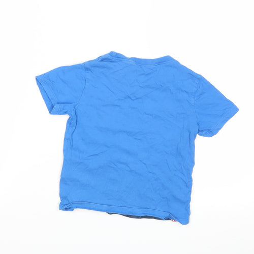 H&M Girls Blue   Basic Polo Size 2-3 Years  - Lego