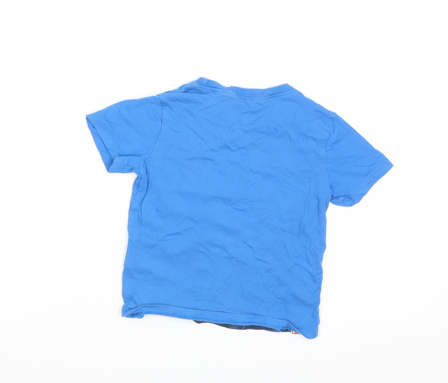 H&M Girls Blue   Basic Polo Size 2-3 Years  - Lego
