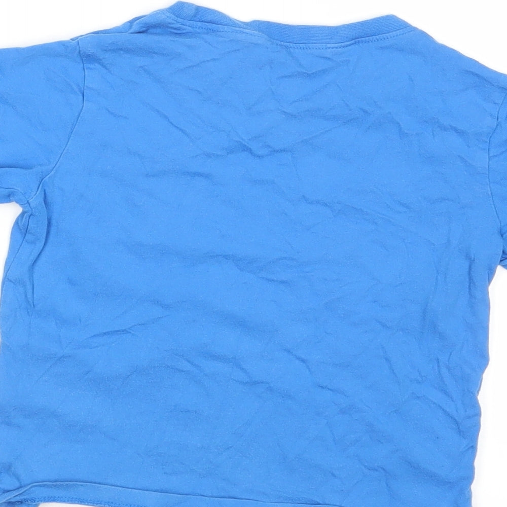 H&M Girls Blue   Basic Polo Size 2-3 Years  - Lego