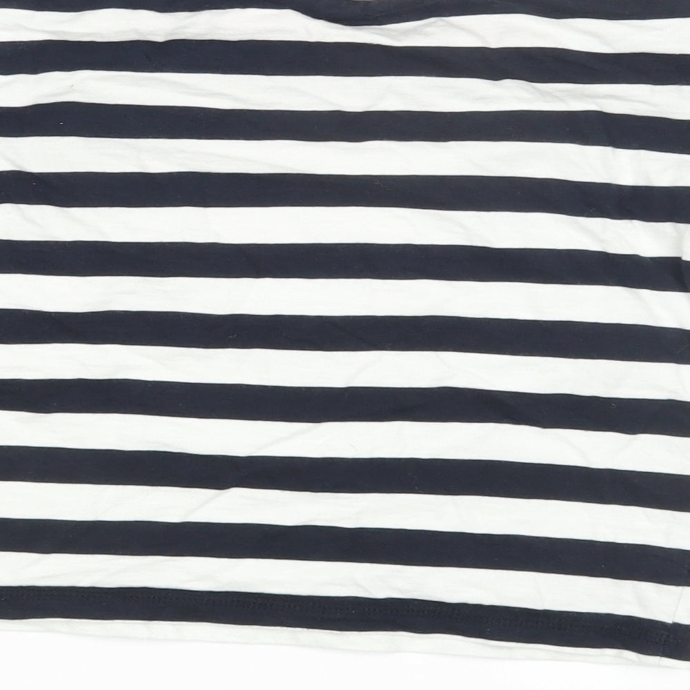NEXT Boys Blue Striped  Basic Dress Shirt Size 3-4 Years  - Santa