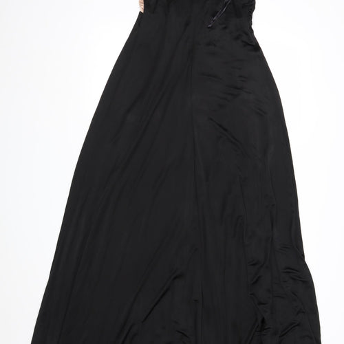 M&Co Womens Black   Maxi  Size 14