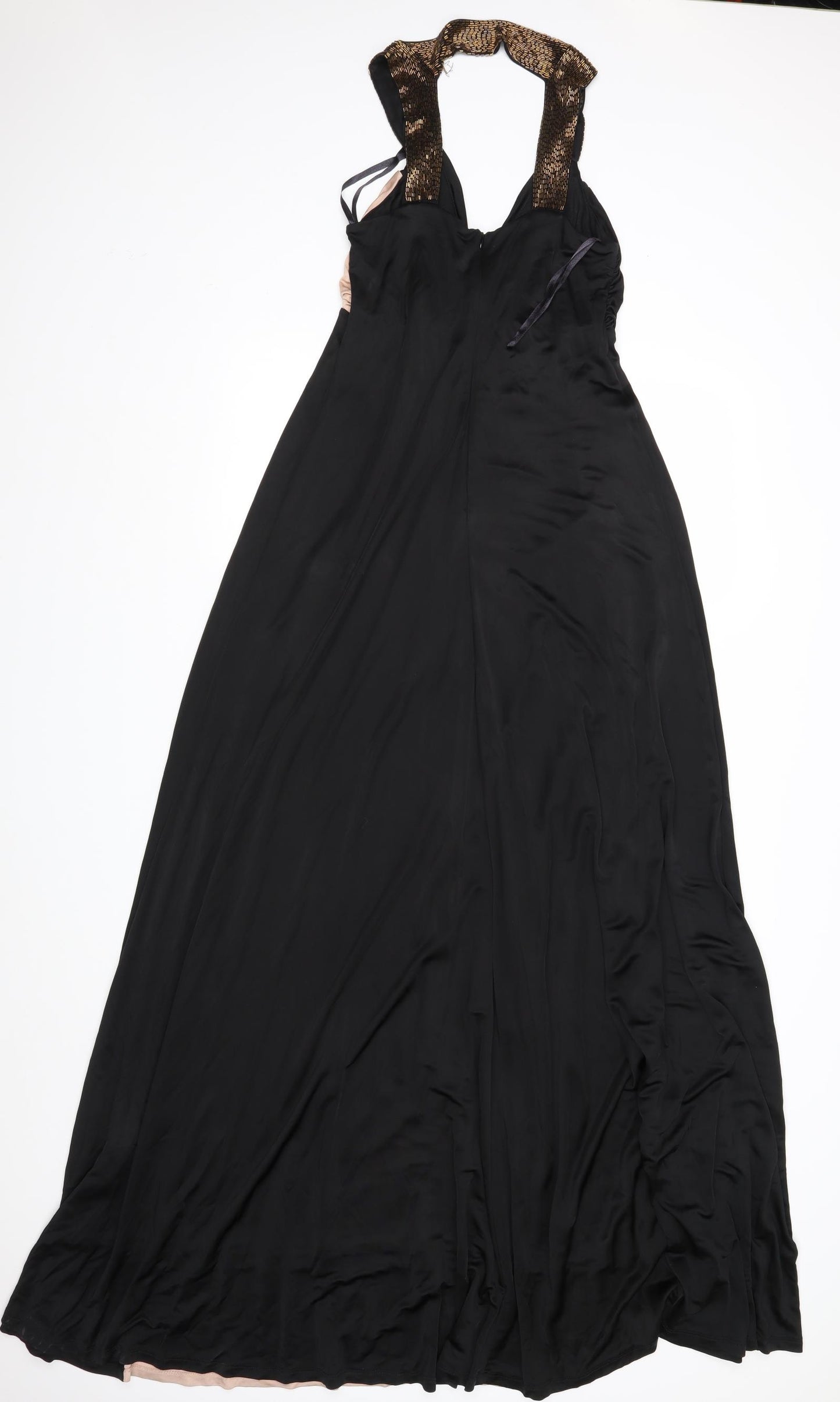 M&Co Womens Black   Maxi  Size 14