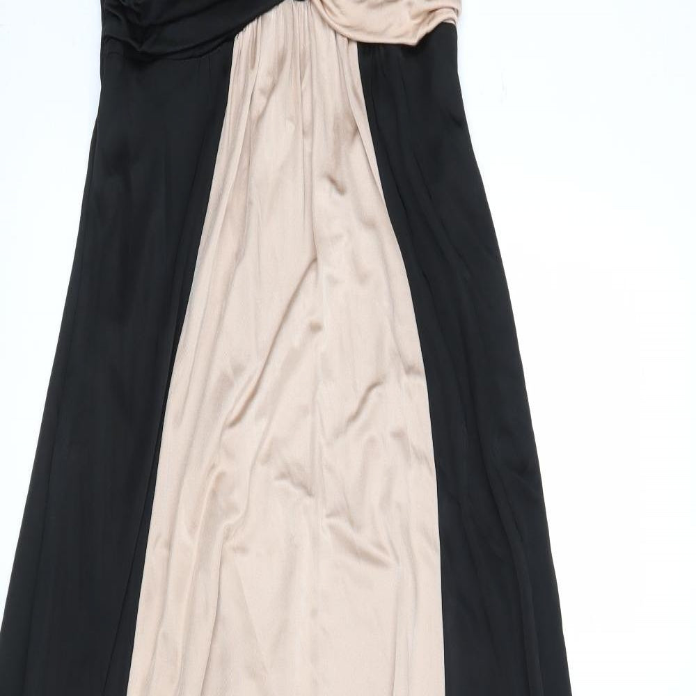 M&Co Womens Black   Maxi  Size 14