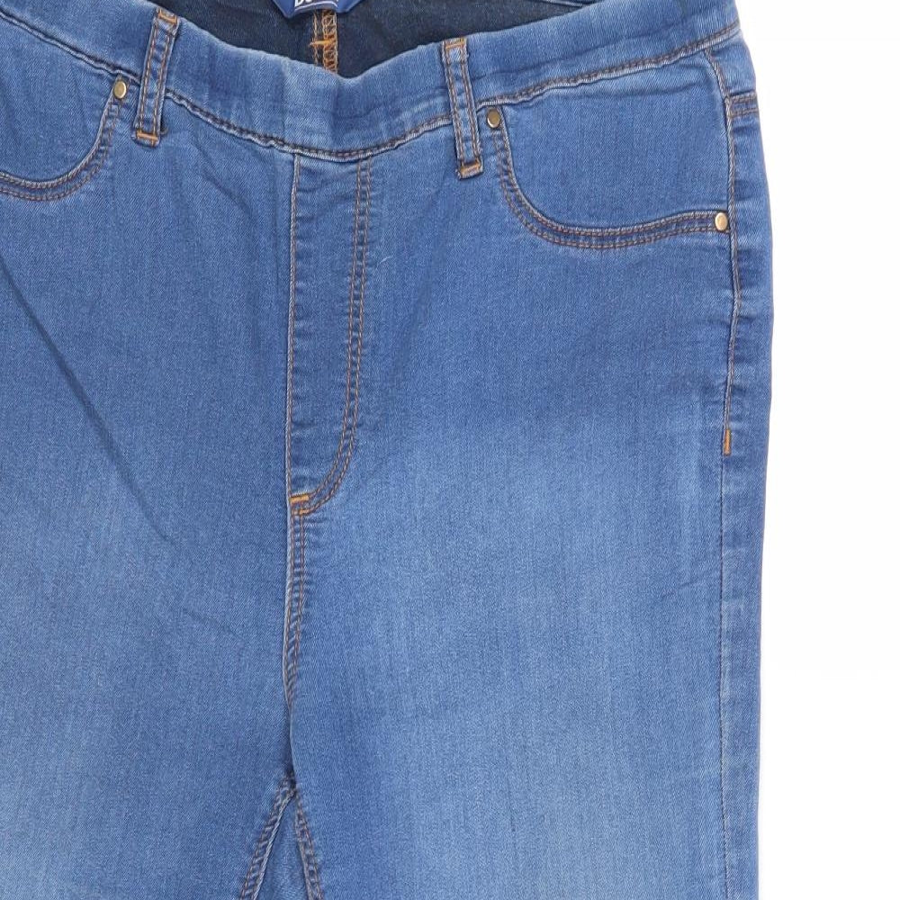 BHS Womens Blue   Cropped Jeans Size 16 L22 in