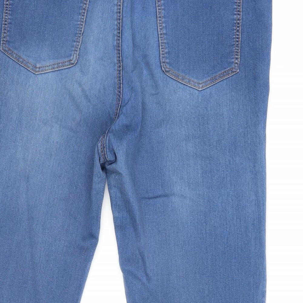 BHS Womens Blue   Cropped Jeans Size 16 L22 in