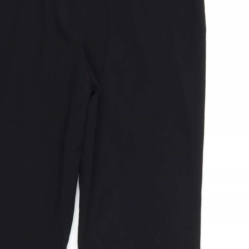 M&S Womens Black   Dress Pants Trousers Size 16 L30 in
